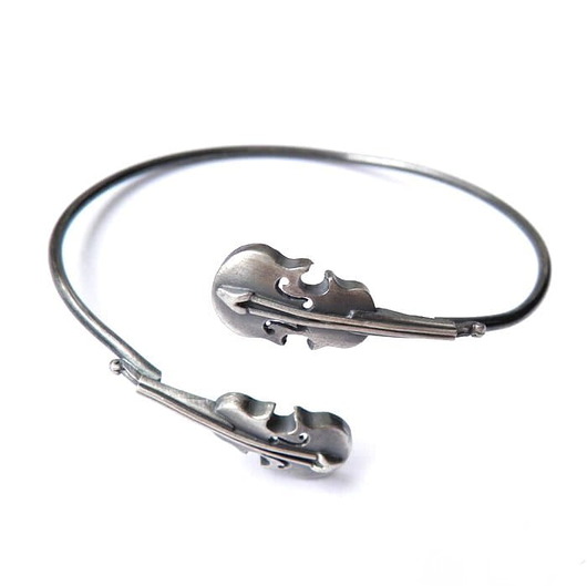 Skrzypce - bransoletka