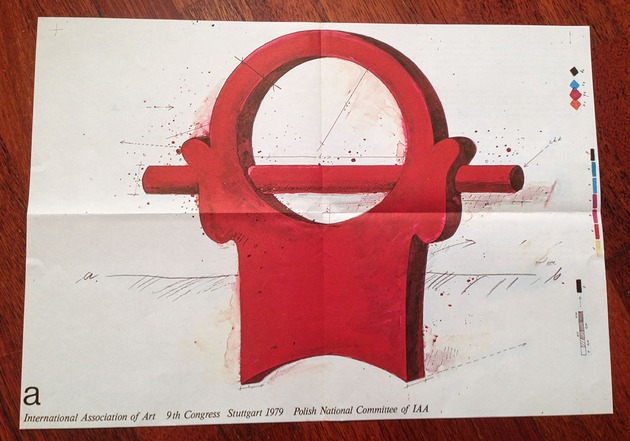 Plakat International Association Of Art 9th Congress, 1979 aut. Paweł Udorow...