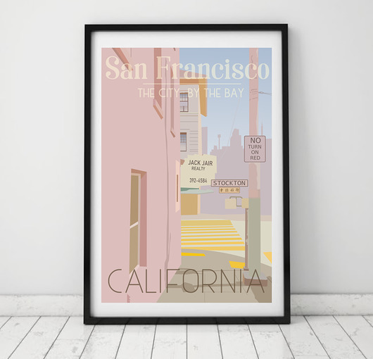 Plakat Sun Francisco