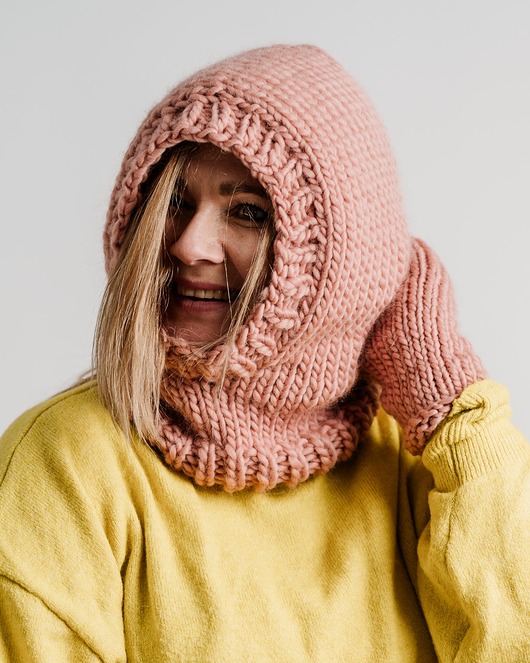 Balaclava wełniana czapka kominiarka z wełny peruwiańskiej WOOLY