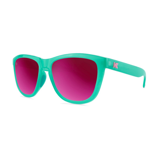 Turkusowe okulary przeciwsłoneczne Aquamarine Premiums