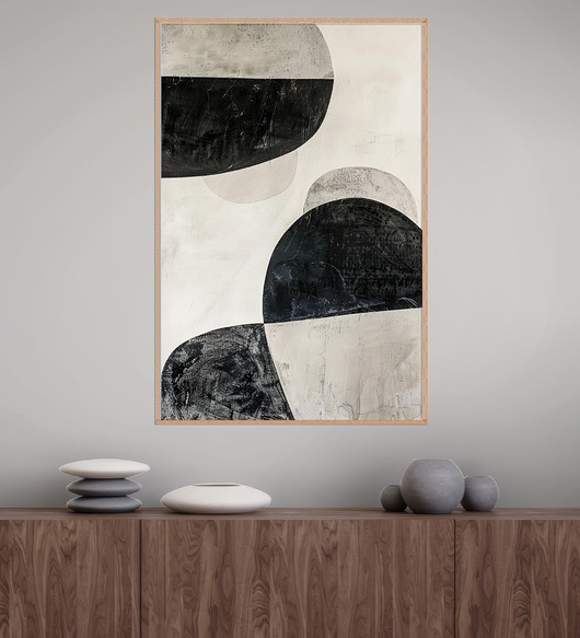 Geometria natury - Plakat, druk - Minimalizm, Boho, Loft #102