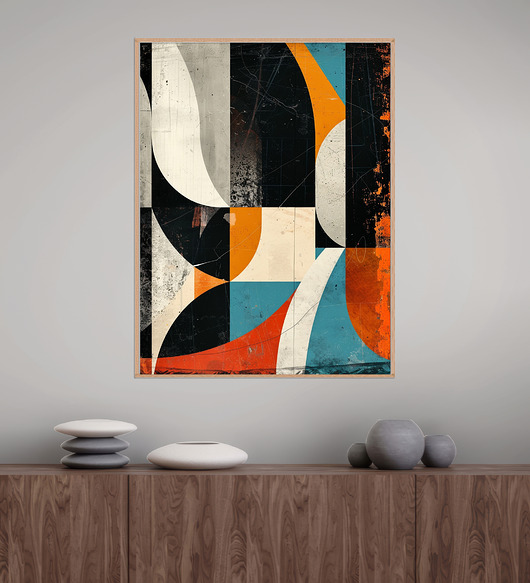 Geometria natury - Plakat, druk - Minimalizm, Boho, Loft #116