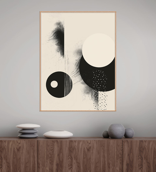 Geometria natury - Plakat, druk - Minimalizm, Boho, Loft #127