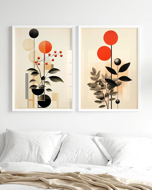 Zestaw plakatów Roślinne wariacje IV