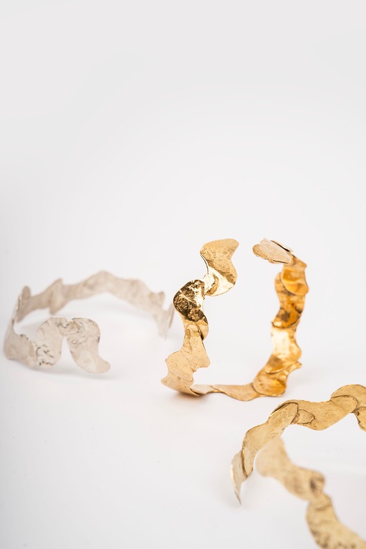 Bransoleta Cloud Pozłacana