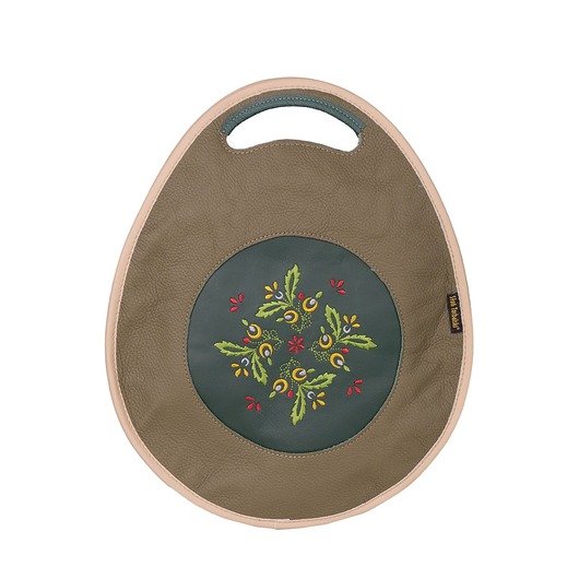 Zielona torebka damska skórzana z funkcją plecaka