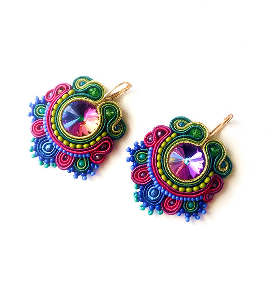 Sutaszowe kolczyki TEIDE