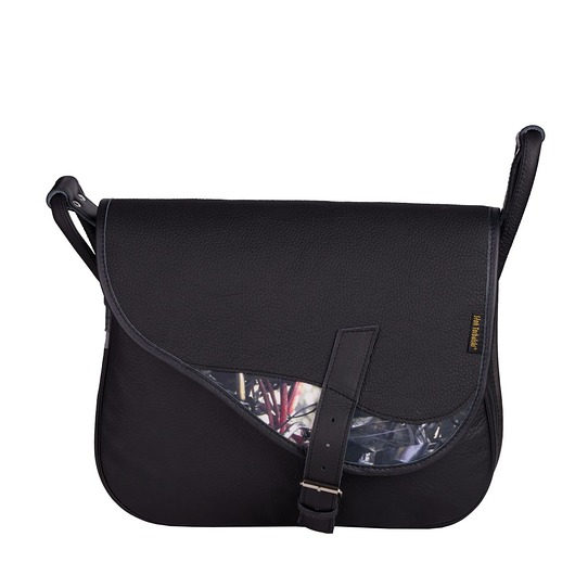 Czarna torebka damska skórzana listonoszka na ramię Freshman