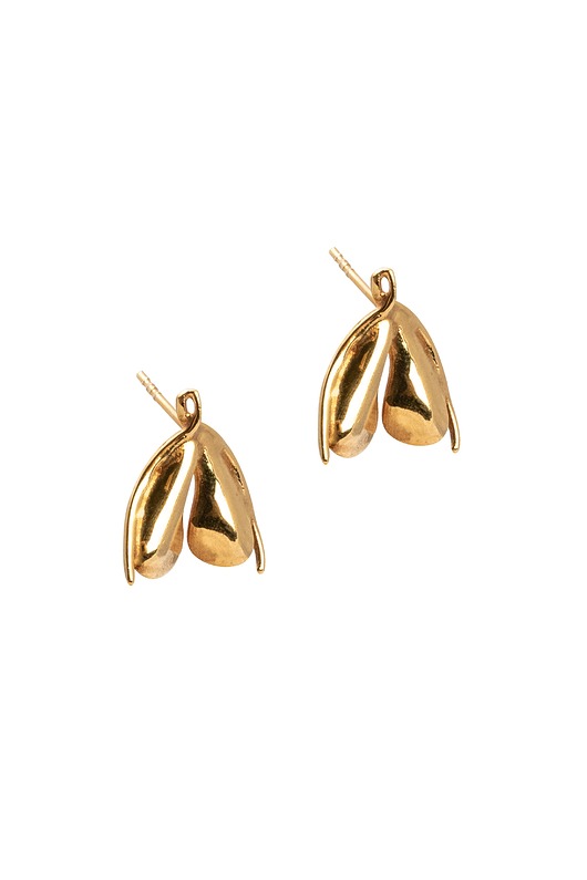 Kolczyki Pleasure srebro pozłacane