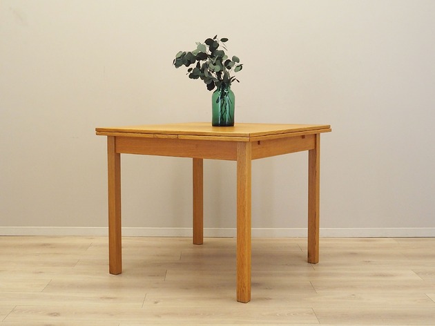 Stół dębowy, duński design, lata 60, produkcja: Dania