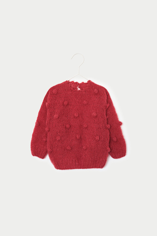 Sweterek Chmurka - Malina