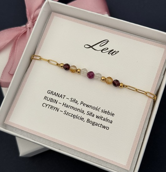 Bransoletka Zodiak - Lew