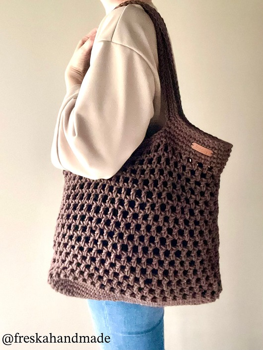 Marbella - szydełkowa torba handmade
