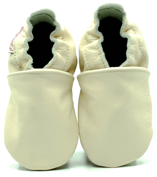 Gładkie krem ekoTuptusie kapcie dziecięce FASTER