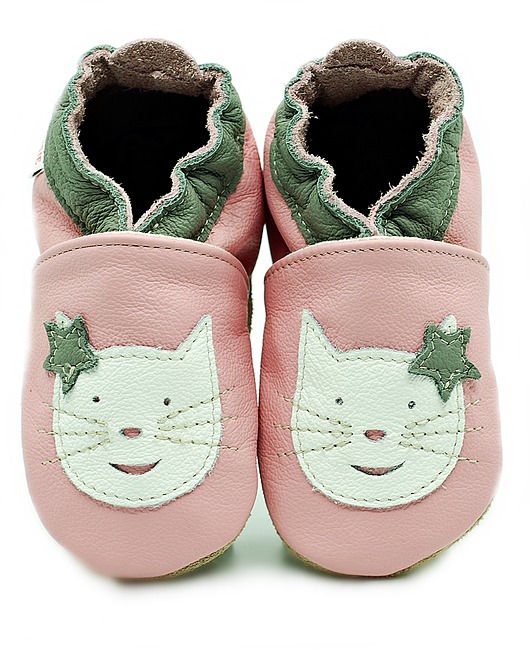 Kotek jasny róż ekoTuptusie kapcie dziecięce FASTER