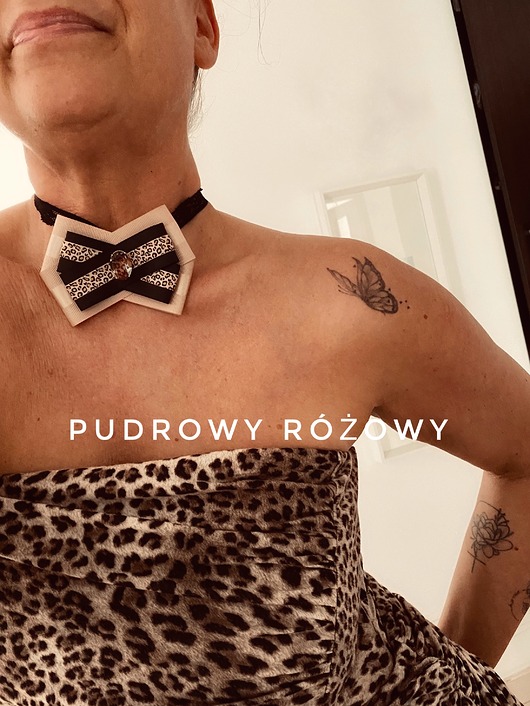 Brosza z panterką