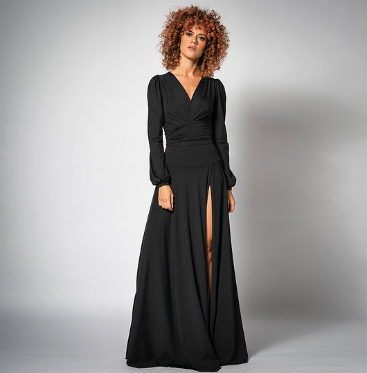 Bluzka kopertowa - Fiorella Black