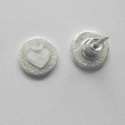 Kolczyki Swarovski SERDUSZKO