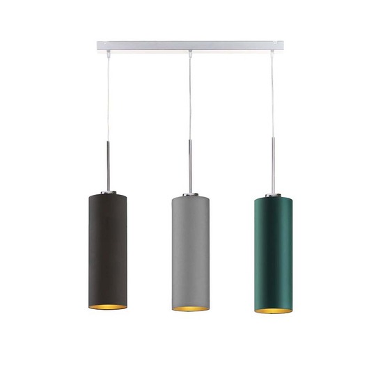 Regulowana 3-punktowa lampa wisząca do kuchni BORNEO GOLD