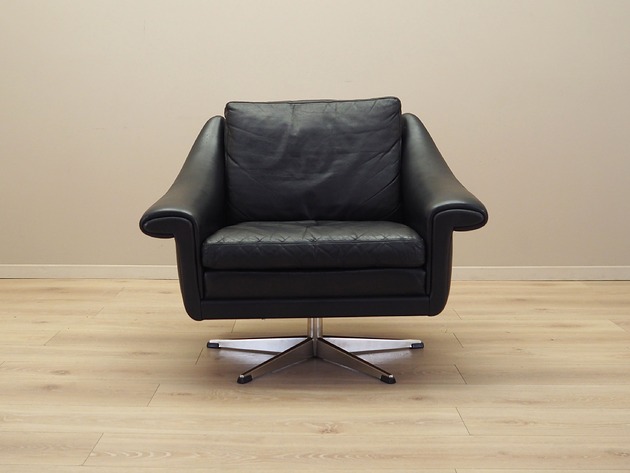 Fotel obrotowy, duński design, lata 60,Eran M