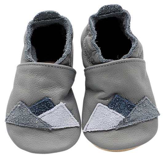 Góre szare mono ekoTuptusie kapcie dziecięce FASTER