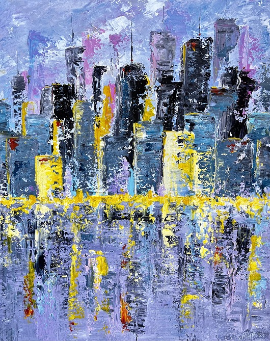 New York - akryl na płótnie 40 x 50