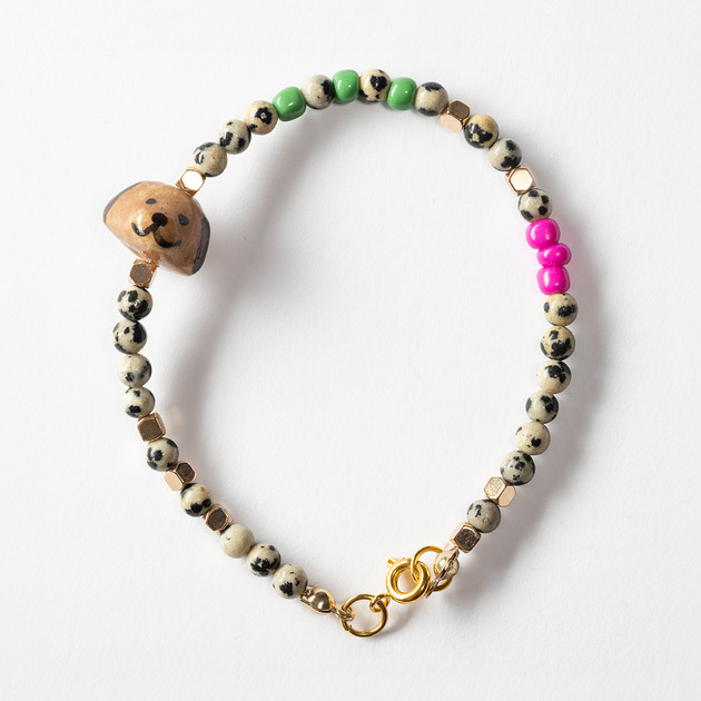 Bransoletka z kamieni naturalnych PIESEK Handmade