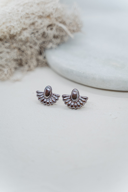 Kolczyki porcelanowe SECESJA