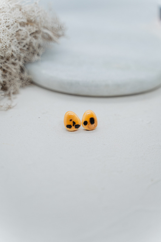 Kolczyki porcelanowe PEBBLE