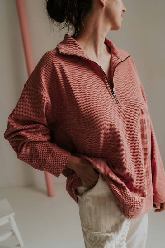 Bluza Hugs, coral rose