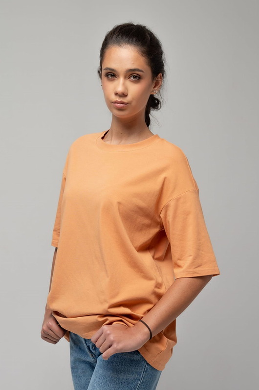 Koszulka T-Shirt z bawełny, PAPAYA