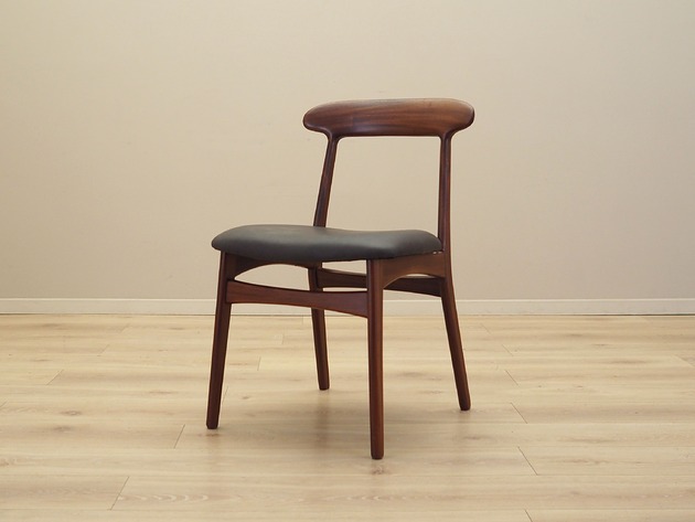 Krzesło tekowe, duński design, lata 70, produkcja: Dania