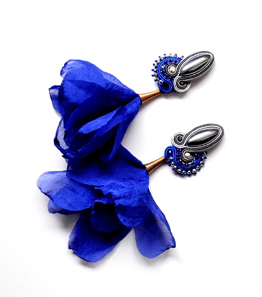 Sutaszowe kolczyki SAPHIR