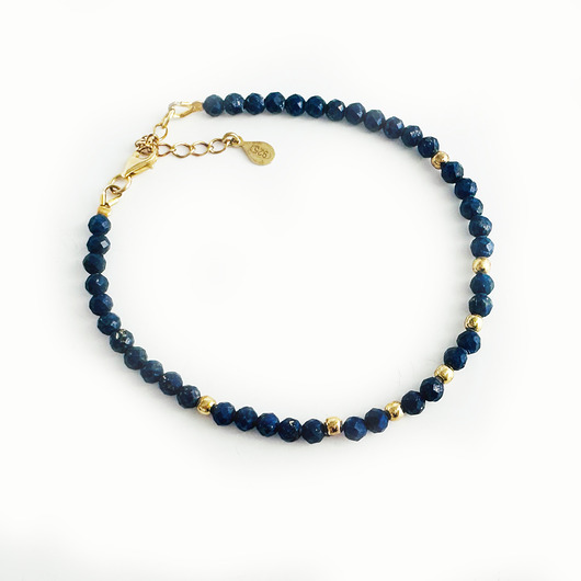 BLUE DREAM- Bransoletka LAPIS LAZULI naturalny kamień, minerały