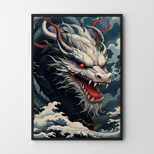 Plakat Smok v1 Azja