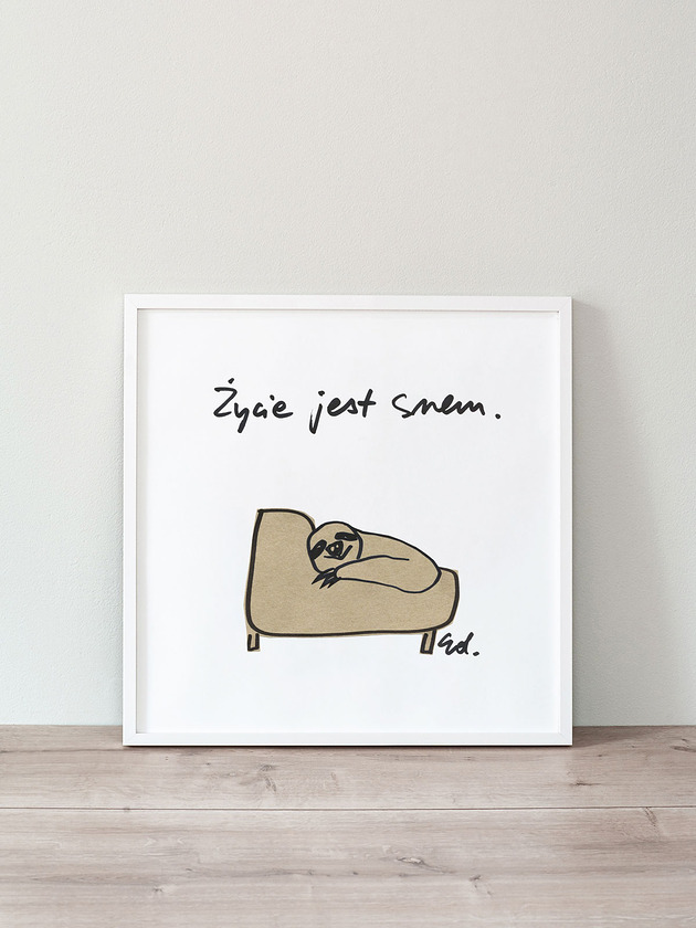 Plakat Życie jest snem
