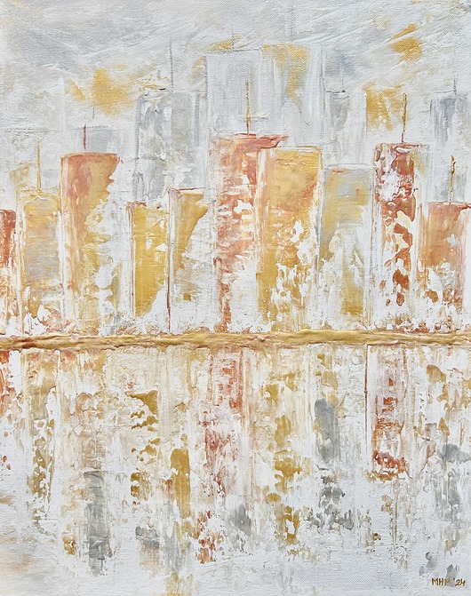 New York II - akryl na płótnie 40 x 50