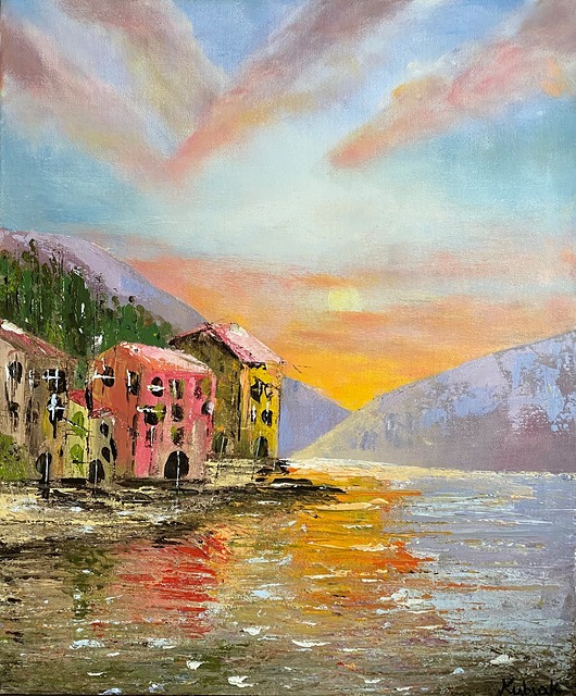 Esmeralda / obraz pejzaż morze 50x60 cm