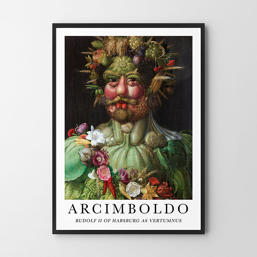 Plakat Arcimboldo WARZYWA owoce sztuka