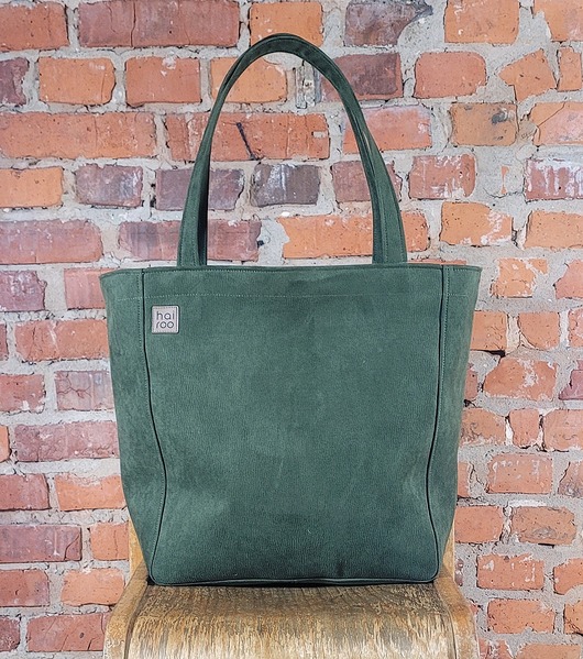Lazy bag Bukka zielona vegan oversize