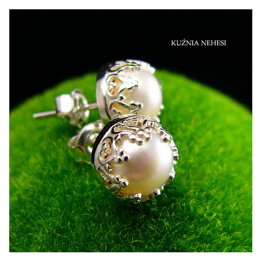 Kolczyki z Perłami Lea