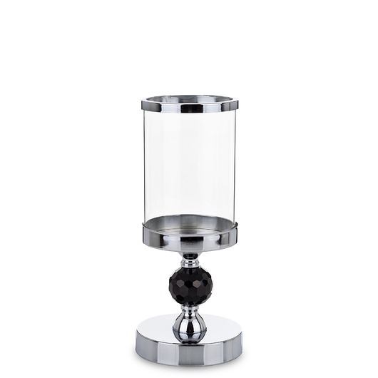 Świecznik Chanty z czarną kulką 27,5x12 cm