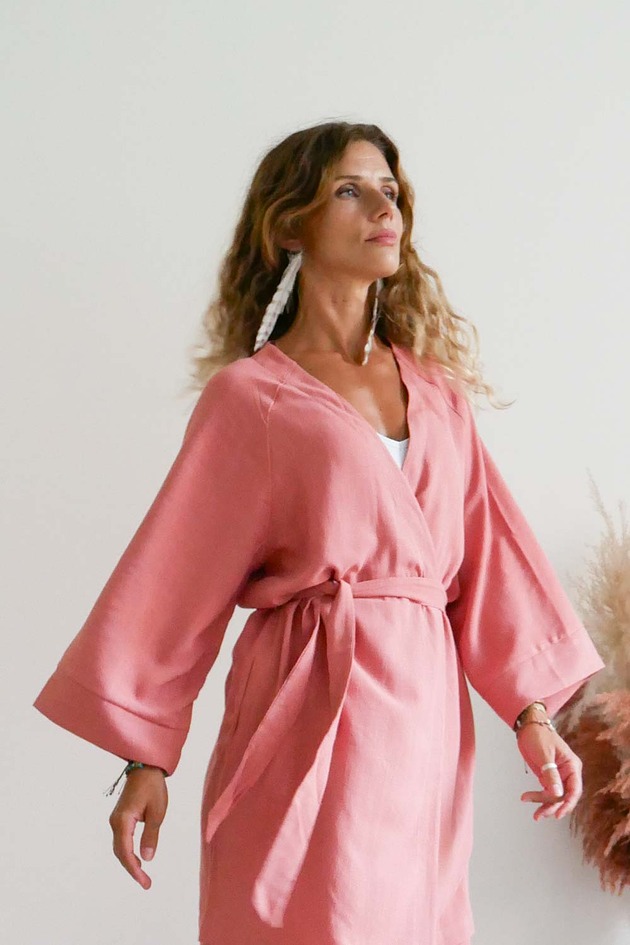 KIMONO lniane Shakti