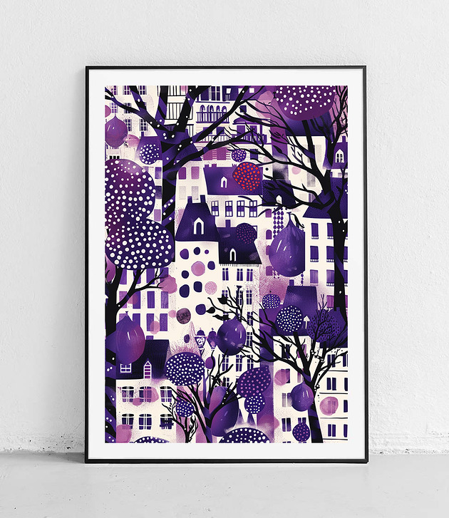 Plakat - Noc w Purpurowym Mieście