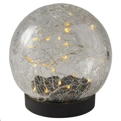 Volteno Lampka solarna plastik kula 10cm sole