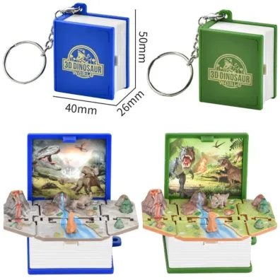 Trifox Brelok książka rozkładana dinozaury MIX