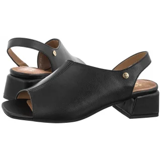 Sandały Czarne 06975-01/00-1 (MA1363-b) Maciejka