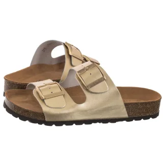 Klapki Złote 74077-58 (WO300-b) Wojas