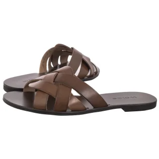 Klapki Brązowe 74025-53 (WO152-c) Wojas